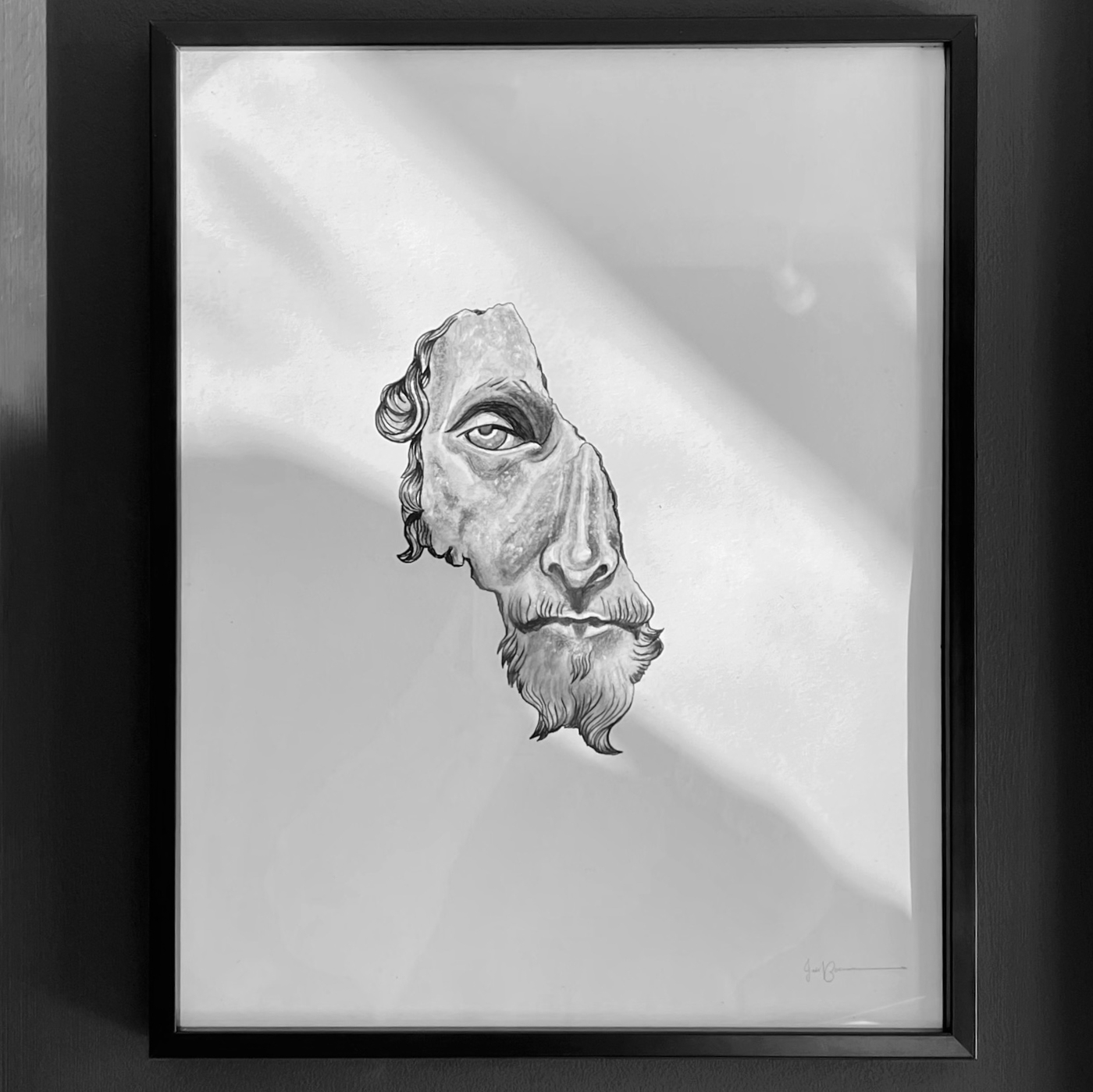 Portrait of Marcus Aurelius in my office